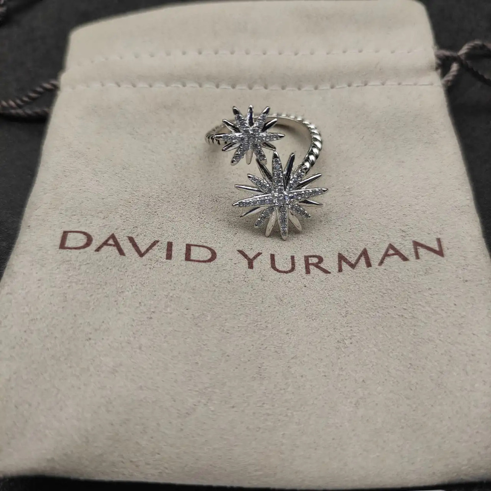 David Yurman Double Sunflower Full Diamond Ring